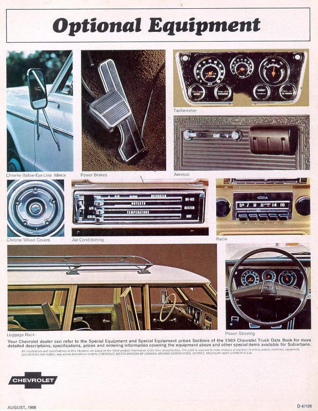 1969 Chevrolet Suburban Brochure Page 1